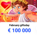 Turniej February giftsday z pulą 100 000€ do podziału w Slottica