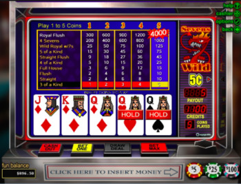 Video poker Casino-x